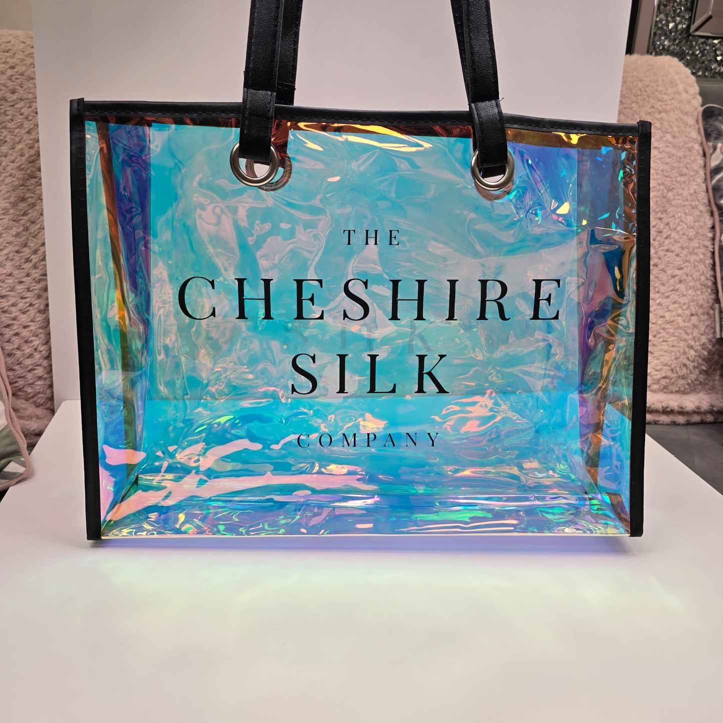 Large Holographic tote bag