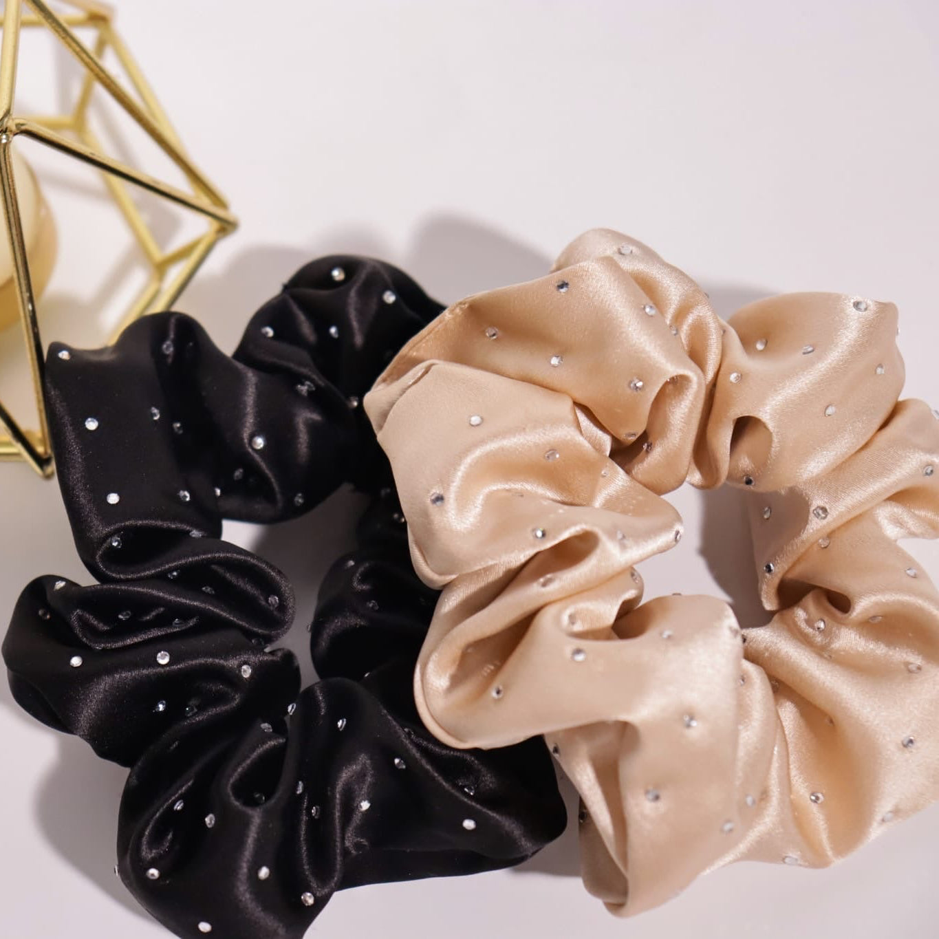 Sparkle Silk Scrunchie