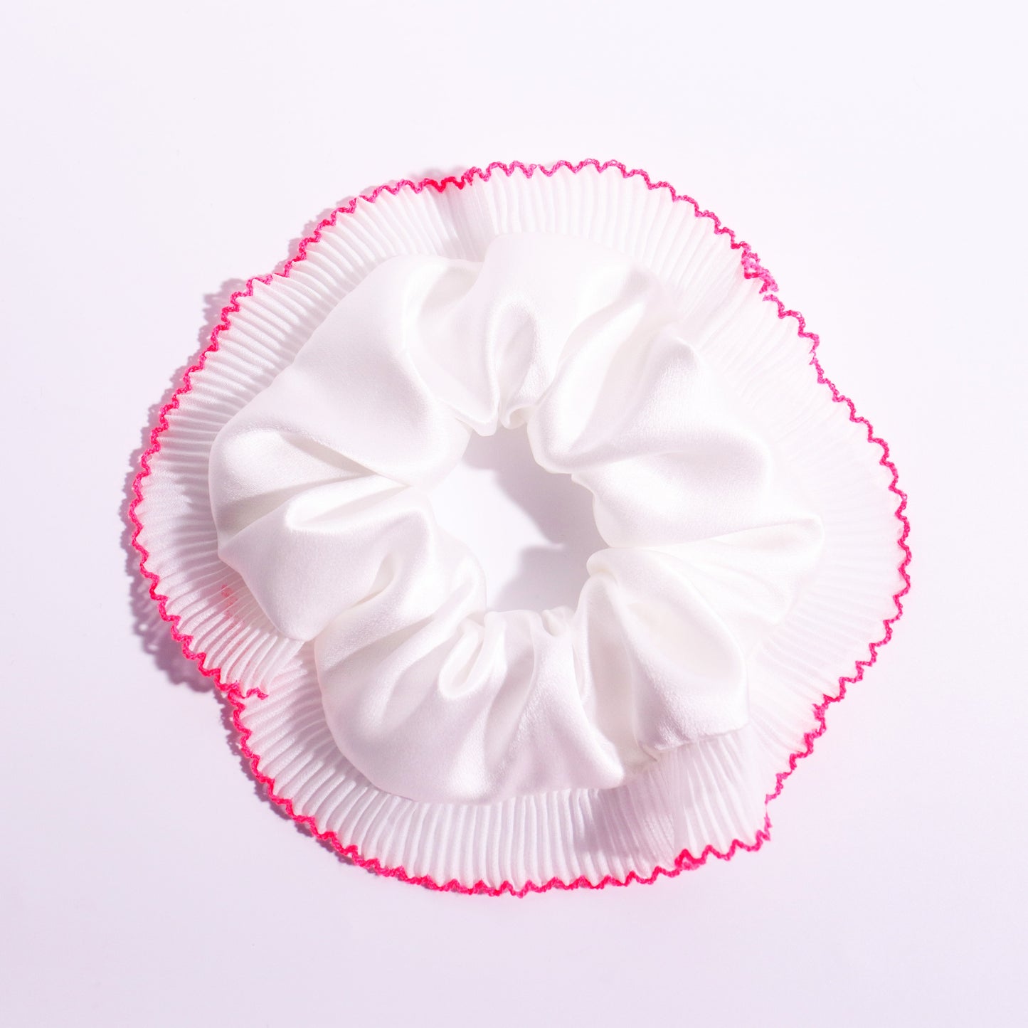 The Ruffle Silk Scrunchies