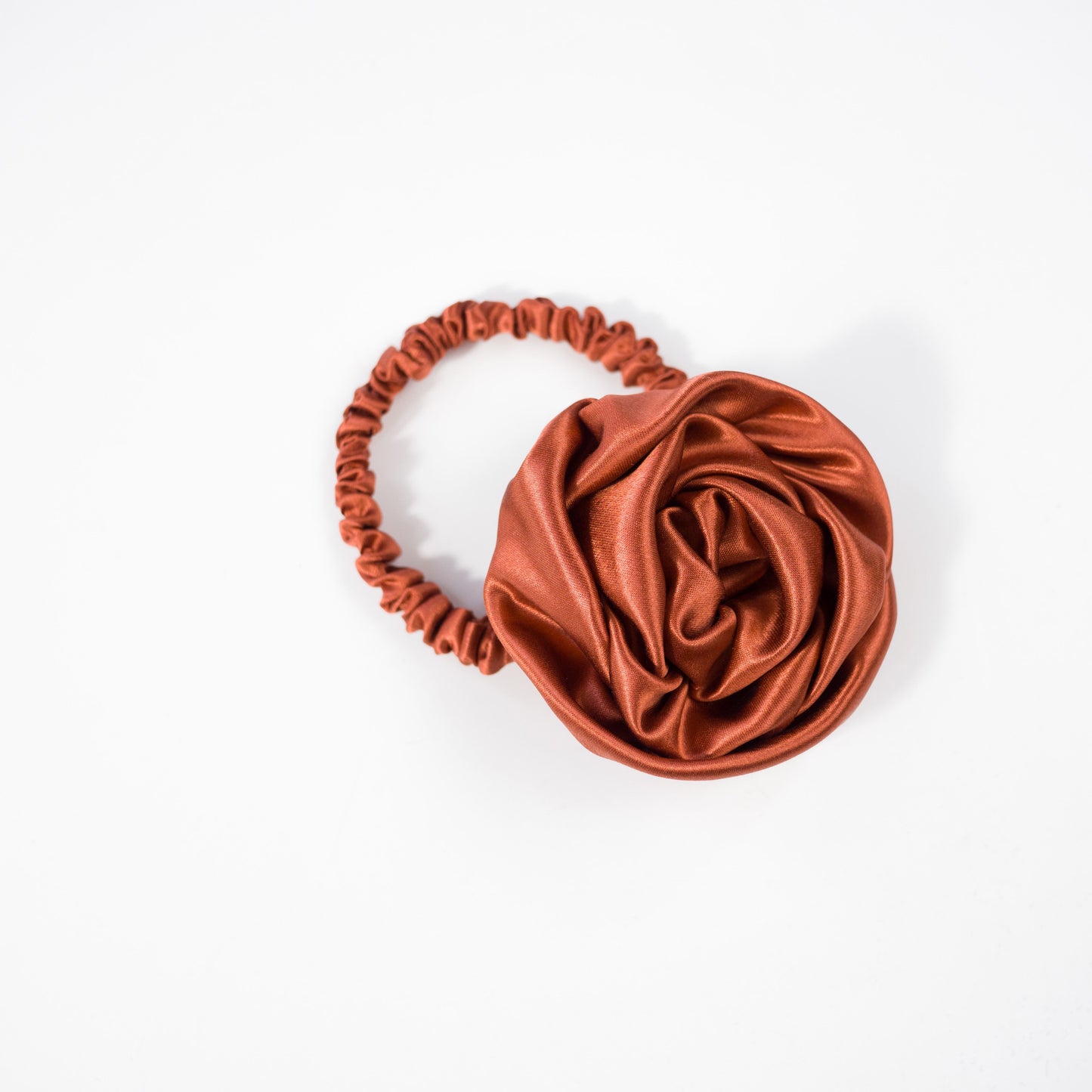 Rose Silk Scrunchie