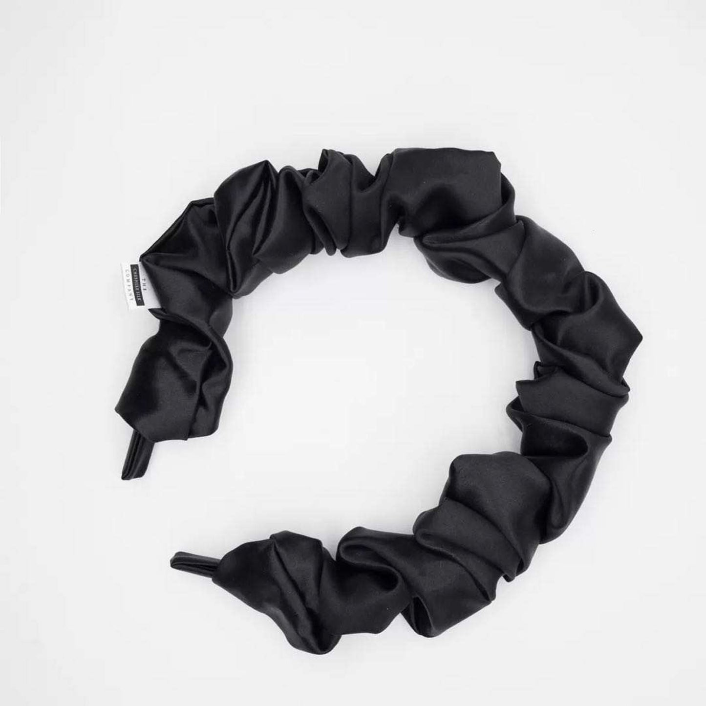 Oversized Silk Ruched Headband