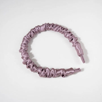 Mulberry Silk Ruched Headband