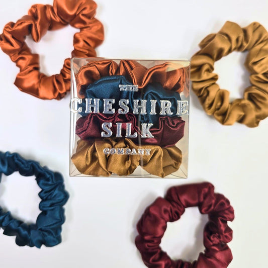 Limited Edition Autumn Silk Scrunchie Sets