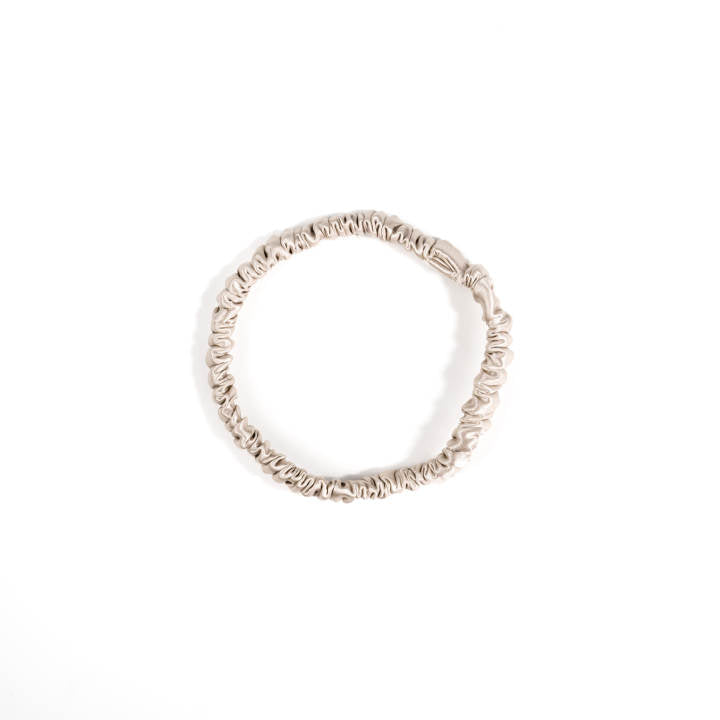 beige hair tie for thick hair