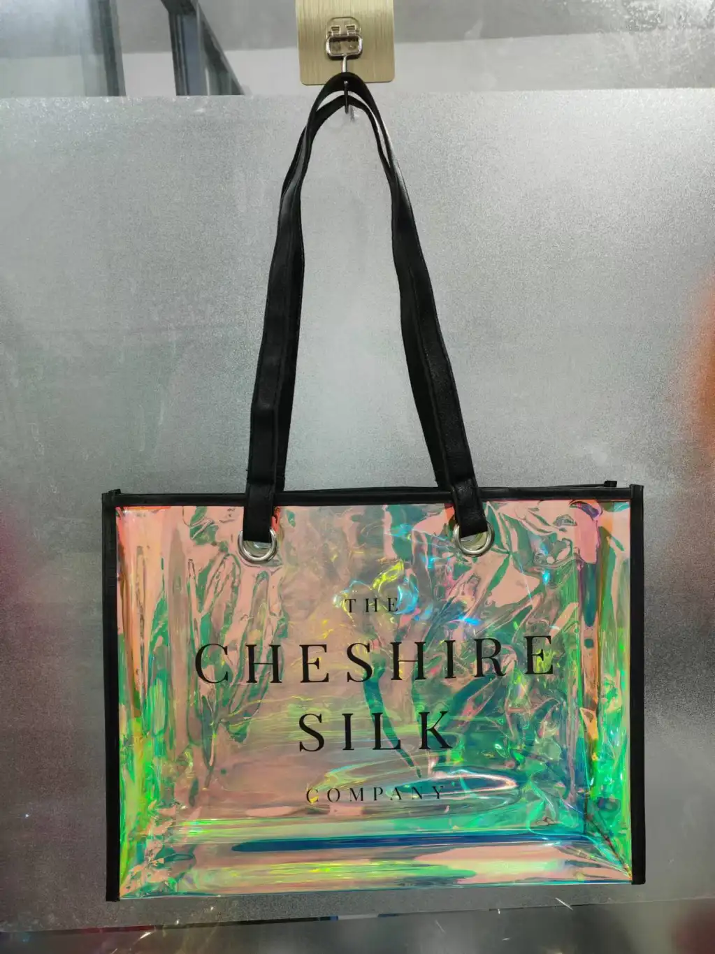 Large Holographic tote bag